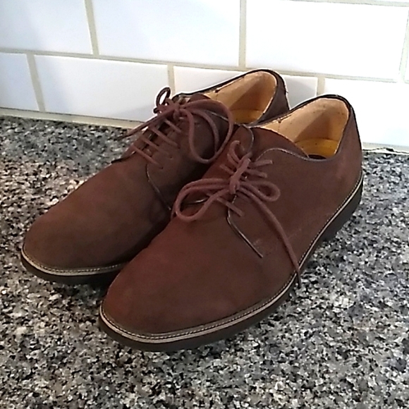 Croft & Barrow Core Technology Brown Leather/Suede Oxford Shoes. Size 11 - Picture 1 of 8